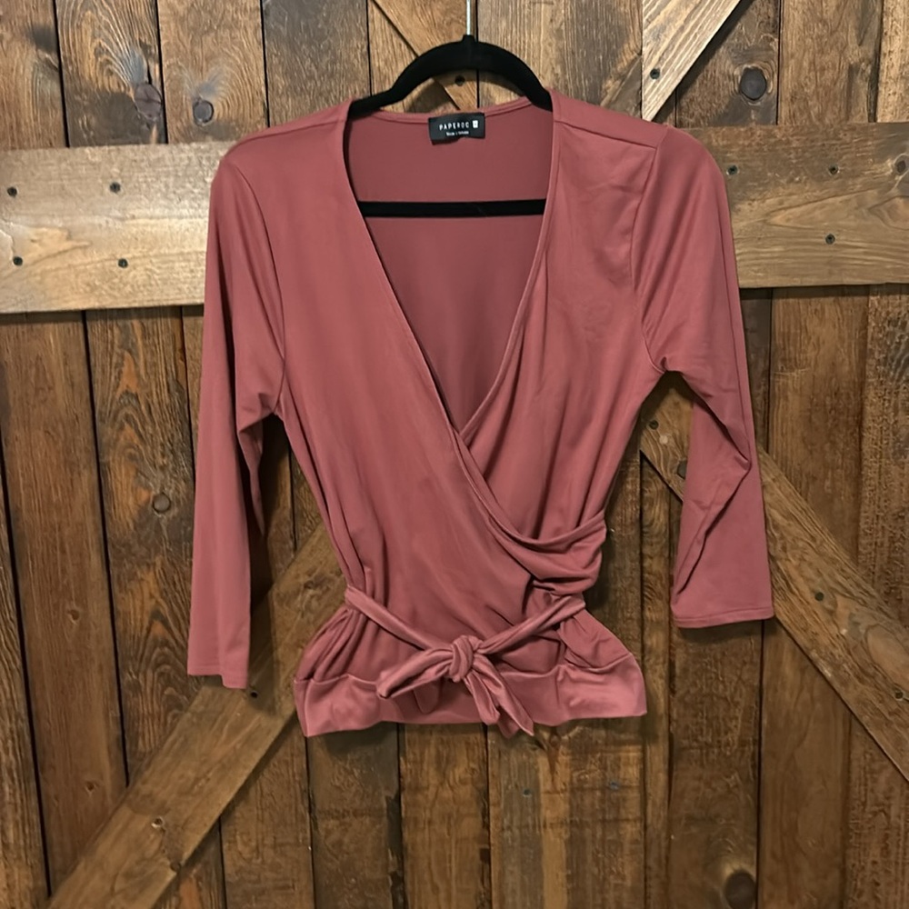 Pink Tie Top